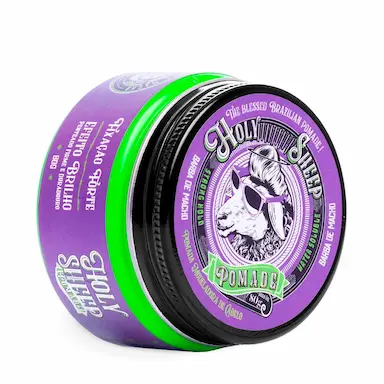 POMADA HOLY SHEEP FIXAçãO FORTE CABELO EFEITO BRILHO 80G