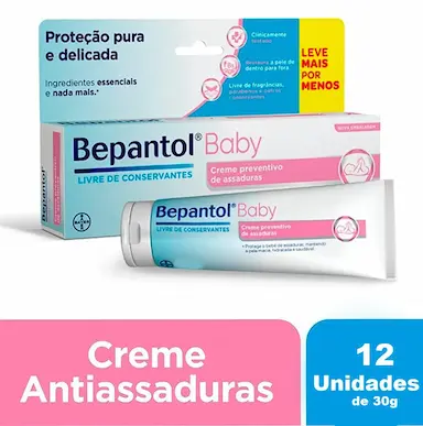KIT COM 12 POMADA PARA ASSADURAS BEPANTOL BABY 30G CADA