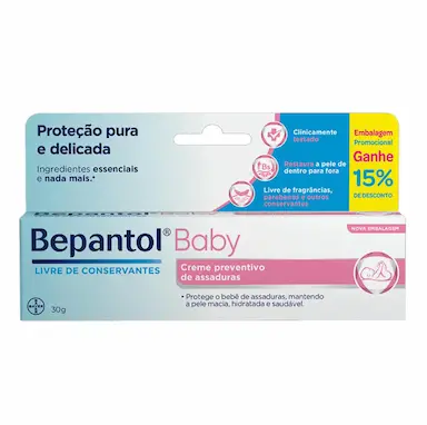 POMADA PARA ASSADURAS BEPANTOL BABY 30G