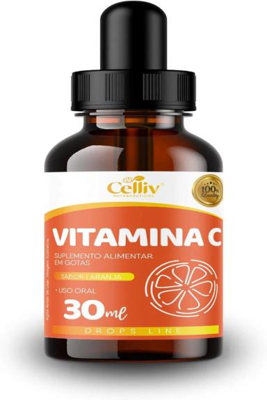 VITAMINA C EM GOTAS 30ML CELLIV