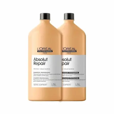 L’Oréal PROFESSIONNEL ABSOLUT REPAIR GOLD QUINOA SHAMPOO + CONDICIONADOR 1