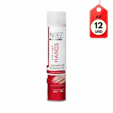 TESTE KIT C/12 NEEZ SECANTE DE ESMALTE 400ML