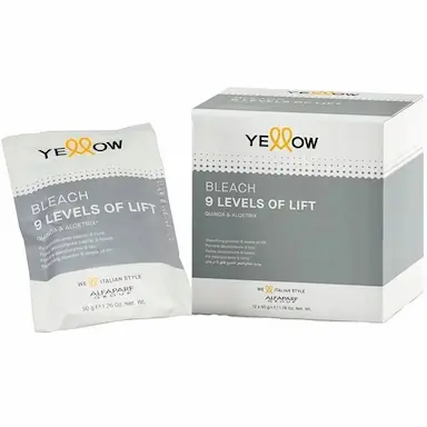YELLOW BLEACH 9 LEVELS OF LIFT 12X50G