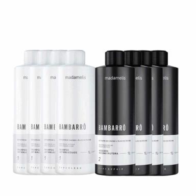 MADAME LIS BAMBARRO ESCOVA PROGRESSIVA 4 KITS (2 X 1 LITRO)