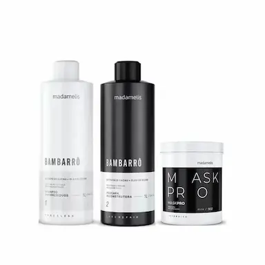 MADAME LIS BAMBARRO ESCOVA PROGRESSIVA DUO + MÁSCARA PRO MASK CONTROL