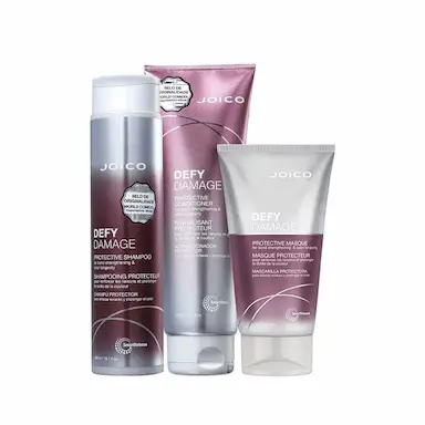 JOICO DEFY DAMAGE HOME CARE SHAMPOO + CONDICIONADOR + MÁSCARA