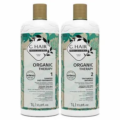 G.HAIR ORGANIC THERAPY ESCOVA PROGRESSIVA ORGÂNICA (2 X 1 LITRO)