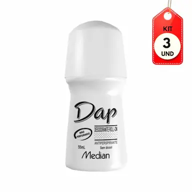 KIT C/03 DAP S/ PERFUME DESODORANTE ROLLON 55ML