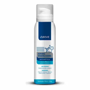 ABOVE ESPUMA HIGIENIZADORA ANTISSéPTICA 150ML