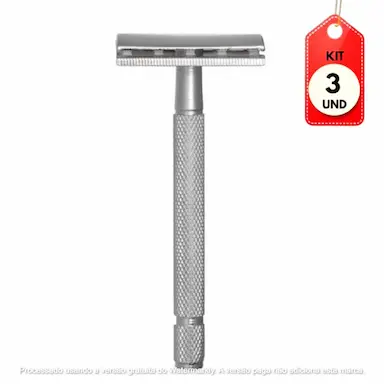 KIT C/03 BELLIZ 1747 APARELHO DE BARBEAR CLáSSICO