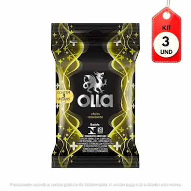 KIT C/03 OLLA PROLONG PRESERVATIVO C/3