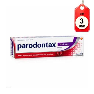 KIT C/03 PARODONTAX ORIGINAL CREME DENTAL 50G