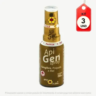 KIT C/03 APIS FLORA APIGEN SPRAY BUCAL 30ML