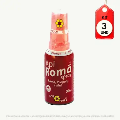 KIT C/03 APIS FLORA APIROMã SPRAY BUCAL 30ML