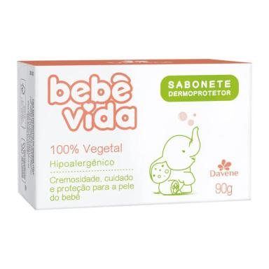 DAVENE BEBE VIDA SABONETE VEGETAL DERMOPROTETOR 90G