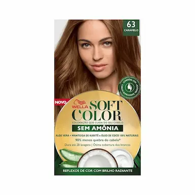 WELLA SOFT COLOR COLORAçãO 63 CARAMELO
