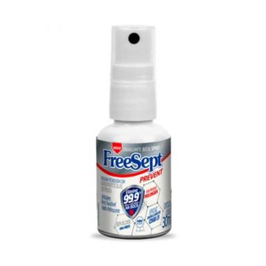 FREESEPT PREVENT ENXAGUANTE BUCAL C/ NANO PARTíCULAS DE PRATA SPRAY 30ML