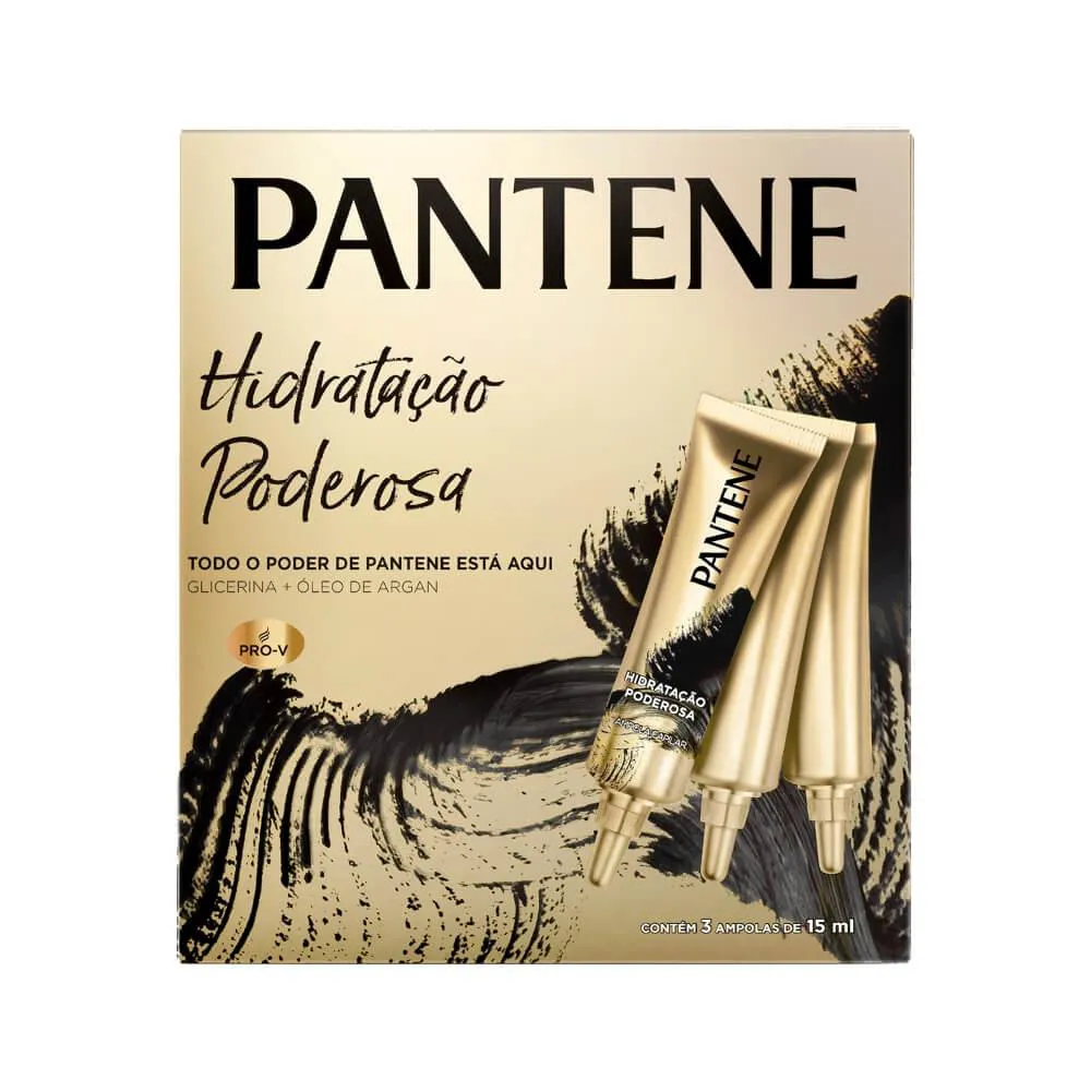 PANTENE 3 MINUTOS HIDROCAUTERIZAçãO AMPOLA CAPILAR 3X15ML