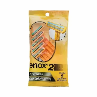 ENOX APARELHO 2 LâMINAS DESCARTáVEL C/5