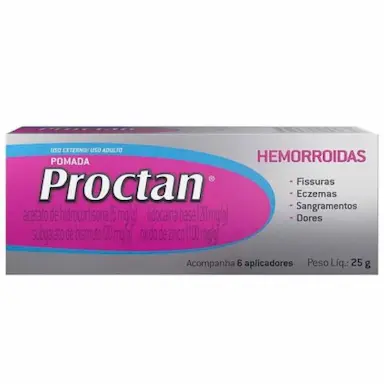 PROCTAN POMADA 25GR + 6 APLICADORES - GENOMMA