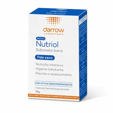 NUTRIOL SABONETE BARRA PELE SECA 70GR - DARROW