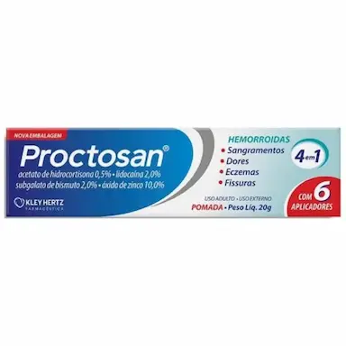 PROCTOSAN POMADA 20GR + 6 APLICADORES - HERTZ