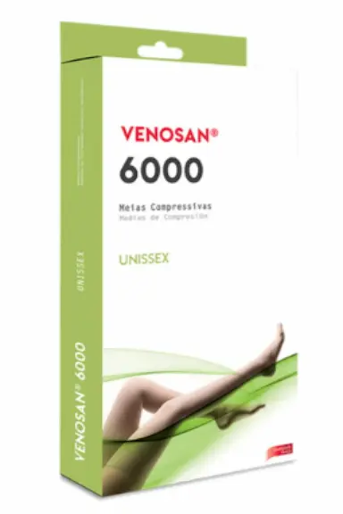 MEIA 6000 AT 20-30 Pé BEGE VENOSAN G