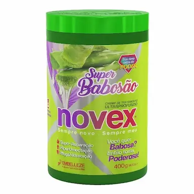 CREME DE TRATAMEMTO NOVEX SUPER BABOSãO 400G