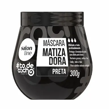 MáSCARA SALON LINE #TODECACHO MATIZADORA PRETA 300G