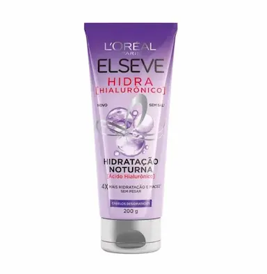 CREME HIDRATAçãO NOTURNA ELSEVE HIDRA HIALURôNICO 200G