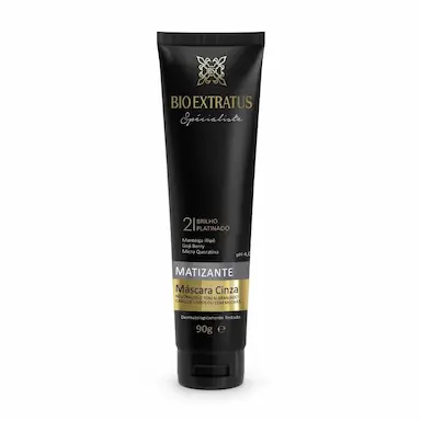 BIO EXTRATUS MáSCARA MATIZANTE CINZA 90G