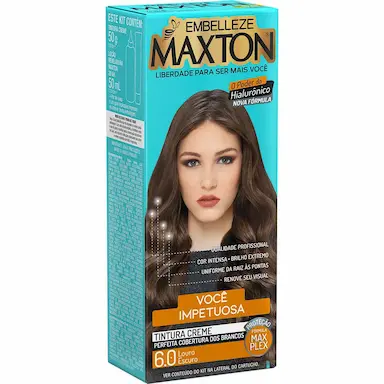 TINTA DE CABELO MAXTON 6.0 LOURO ESCURO