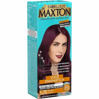 TINTURA MAXTON COR:5.26 MARSALA ESCURO