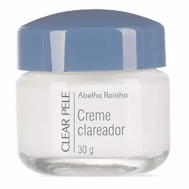 CREME FACIAL CLAREADOR NOTURNO CLEAR PELE ABELHA RAINHA 30G