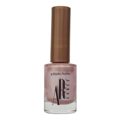 ESMALTE CINTILANTE ROSé PEROLADO AR CORES ABELHA RAINHA 9ML