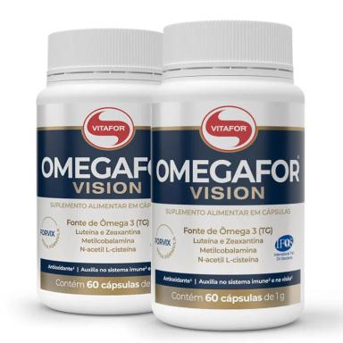 KIT 2 OMEGAFOR VISION VITAFOR 60 CáPSULAS