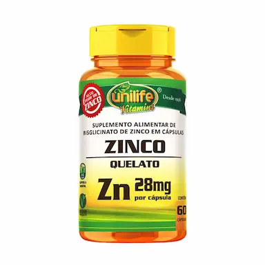 ZINCO QUELATO CáPSULAS 60 CáPSULAS UNILIFE