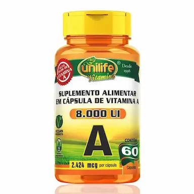 VITAMINA A RETINOL 60 CáPSULAS UNILIFE