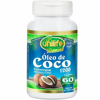 ÓLEO DE COCO EXTRA VIRGEM 60 CáPSULAS UNILIFE