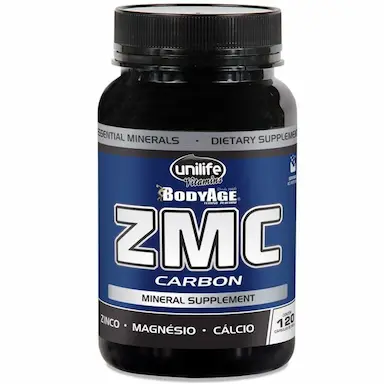 ZMC CARBON CáLCIO, ZINCO E MAGNéSIO 120CAPS UNILIFE