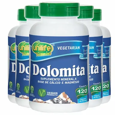 KIT 5 DOLOMITA UNILIFE 120 CáPSULAS