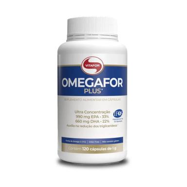 ÔMEGAFOR PLUS 1000MG VITAFOR 120 CáPSULAS