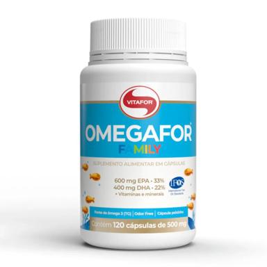 Ômegafor Family Ômega 3 Vitafor 120 Cápsulas