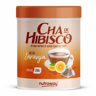CHá DE HIBISCO LARANJA NUTRAWAY 200G