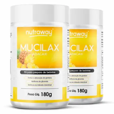 KIT 2 MUCILAX ABACAXI NUTRAWAY 180G