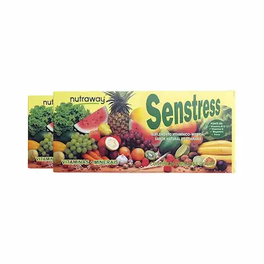 KIT 2 SENSTRESS VITAMINAS E MINEIRAIS NUTRAWAY 12UND 10ML