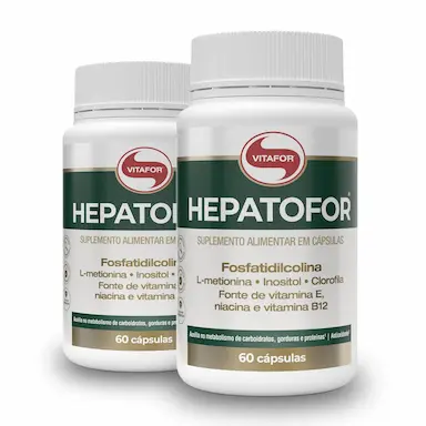KIT 2 HEPATOFOR VITAFOR 60 CáPSULAS