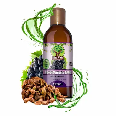 ÓLEO DE SEMENTE DE UVA EXTRA VIRGEM120ML EIKO VIDA