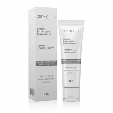 CREME PARA CLAREAR VIRILHA COM VITAMINA E DERMOSEX 60G - A SóS