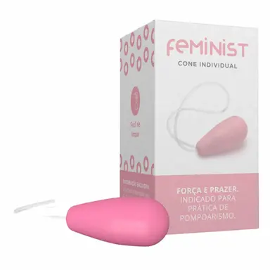 CONE PARA POMPOARISMO FEMINIST ROSA - 20G